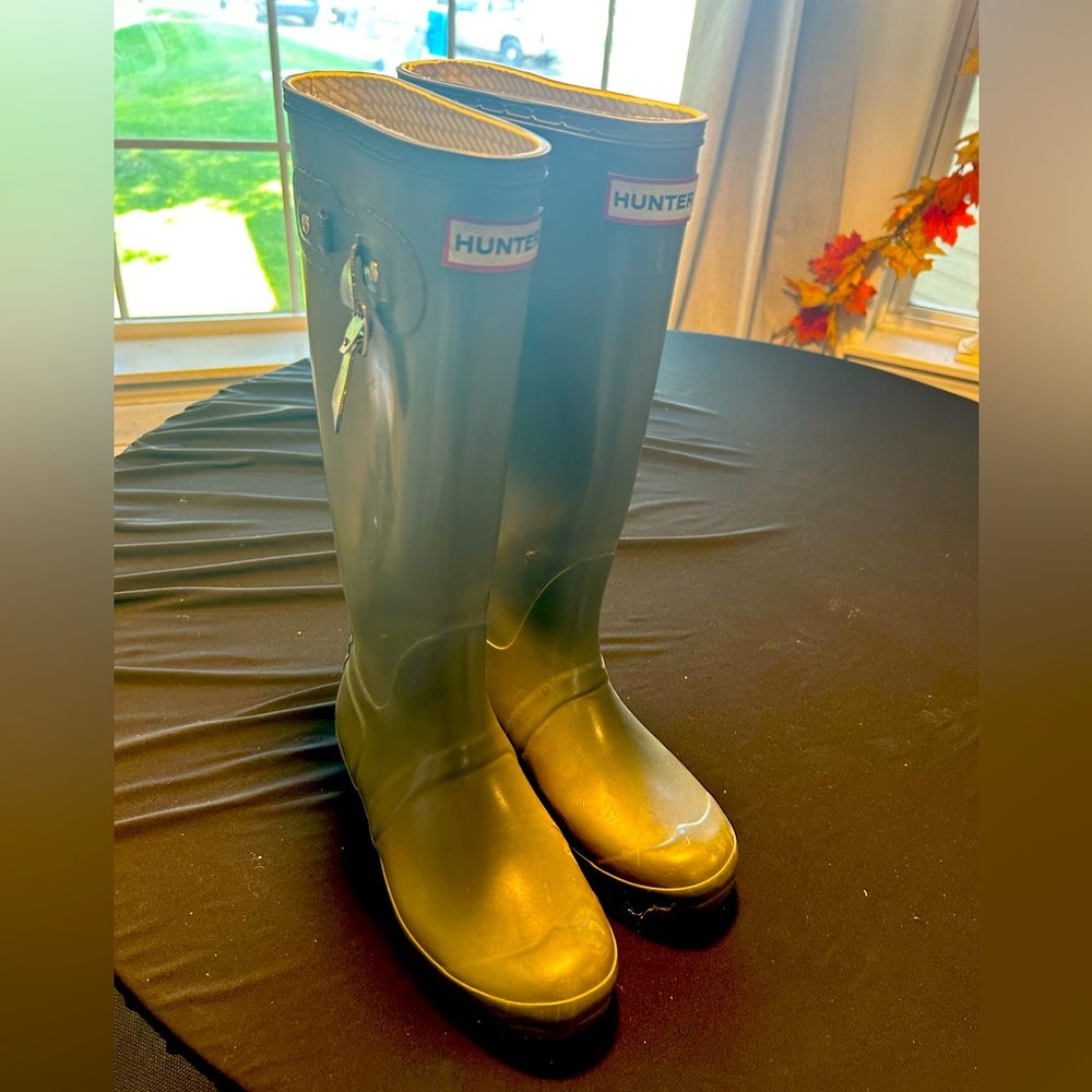Hunter Rain Boots, Green